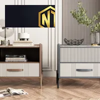 BÀN ĐẦU GIƯỜNG GỖ TỰ NHIÊN - 03